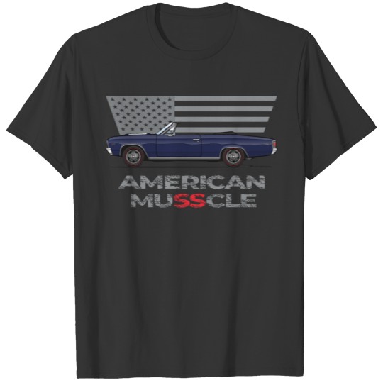 American Muscle Deepwater Blue T Shirts