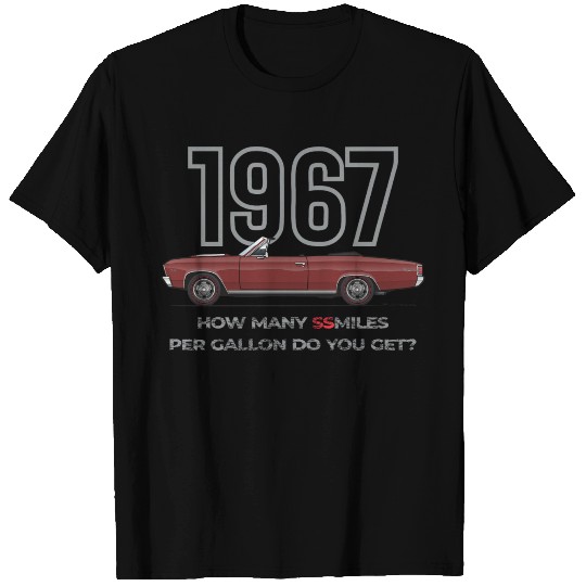 Smiles per gallon Madeira Maroon T Shirts