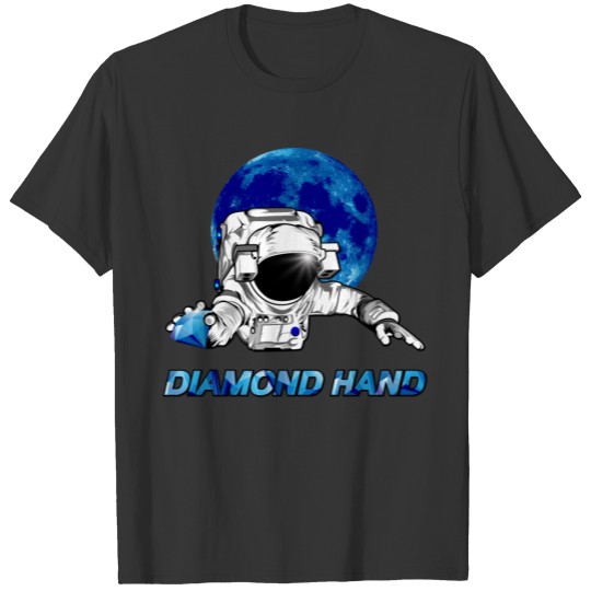 Diamond hand, Bitcoin, crypto,To the moon T-shirt