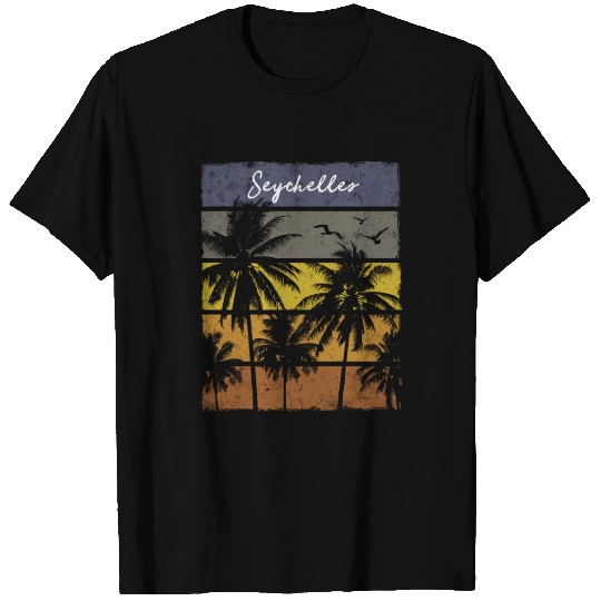 Seychelles Palm Tree T Shirts