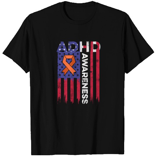 ADHD Awareness Coped Attention Deficit Warrior T Shirts