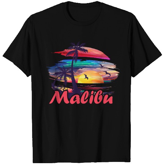 Malibu Inscription. T Shirts