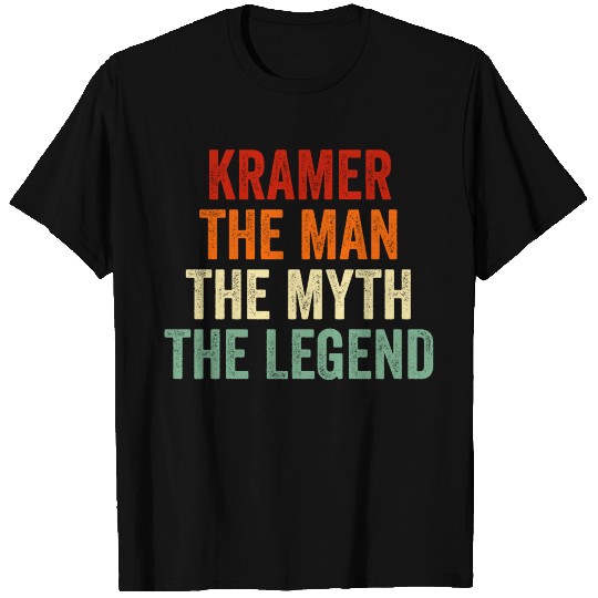 Kramer The Man The Myth The Legend T Shirts