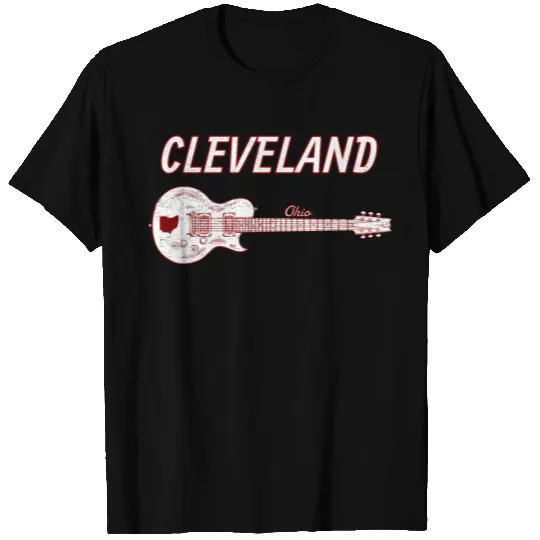 Cleveland Ohio Guitar T Shirts