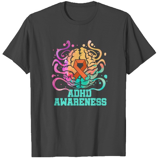 ADHD Awareness Winning Attention Deficit Warrior T Shirts