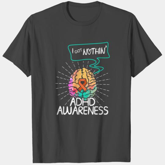 ADHD Awareness Proud Attention Deficit Warrior T Shirts