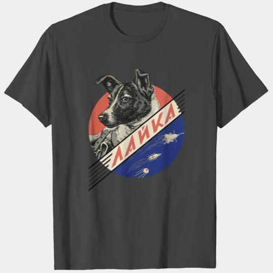 Laika — Soviet vintage space T Shirts