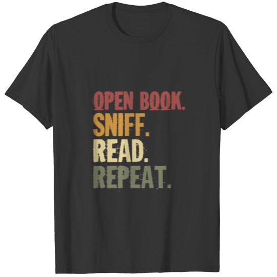 Open Book. Sniff. Read. Repeat. Vintage T-shirt