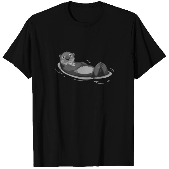 Lazy Sea Otter Funny Otters T Shirts