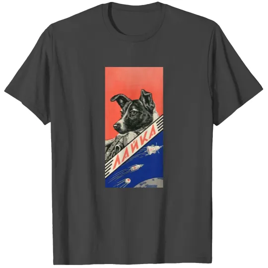Laika — Soviet vintage space T Shirts
