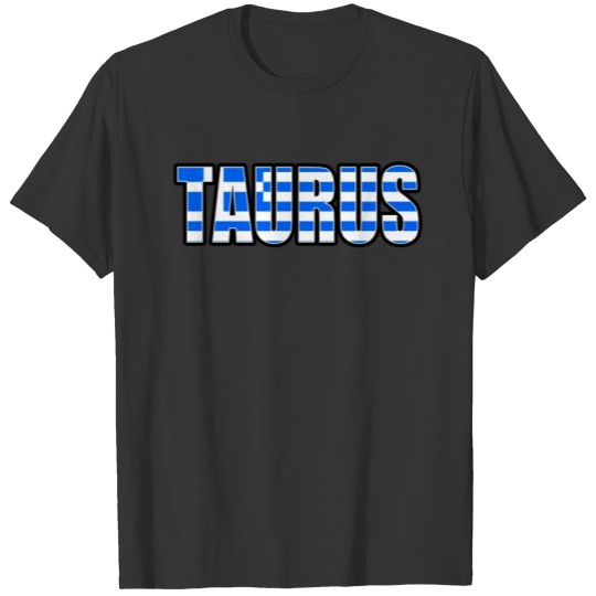 Taurus Greek Horoscope Heritage DNA Flag T-shirt