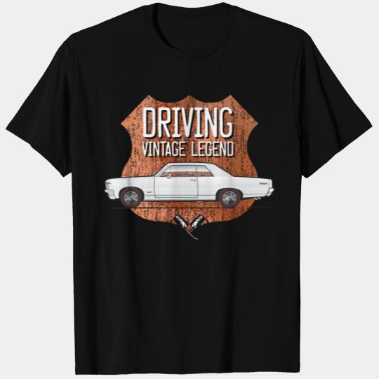 Driving Vintage Legend Cameo Ivory T Shirts