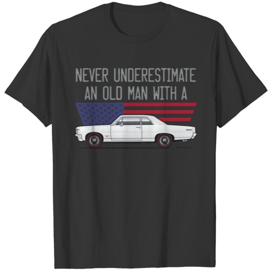 Never Underestimate and Old Man Cameo Ivory T Shirts