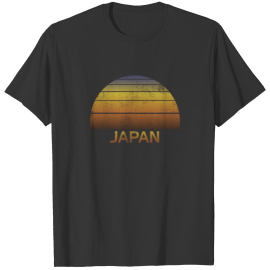 Vintage Sunset Family Vacation Souvenir Japan T-shirt