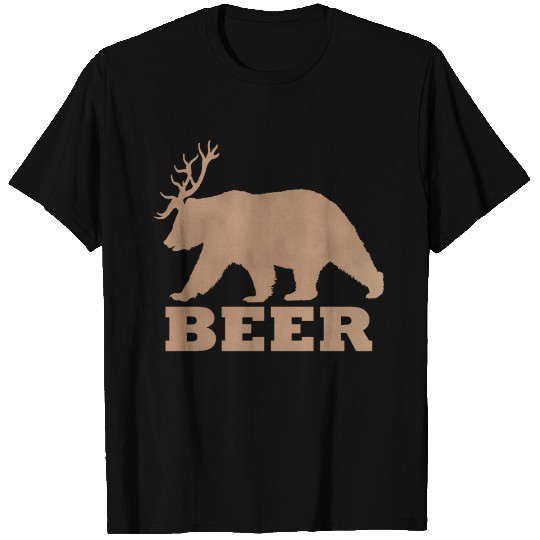 Brown Beer ( bear + deer) T Shirts