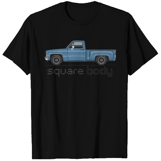 Square Body Blue T Shirts