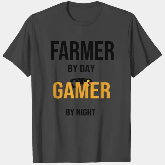 farmer by day gamer by night T Shirts