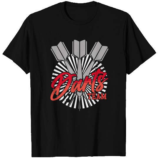 Dart Team - dart player darts arrow arrows game T Shirts