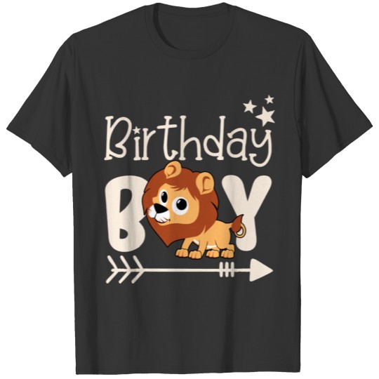 Birthday Boy - Birthday gift boys Funny Lion T Shirts