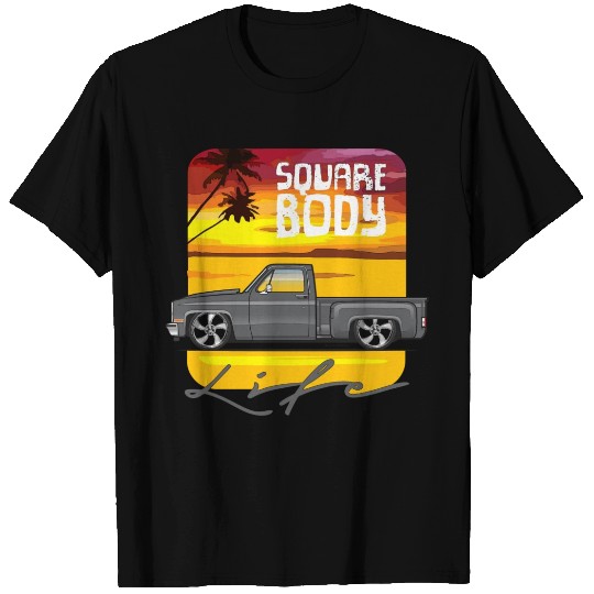 Square Body Life Dark Gray T Shirts