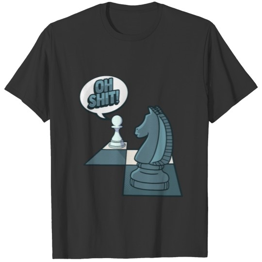 Funny Chess Checkmate Knight Pawn Chess Player T-shirt