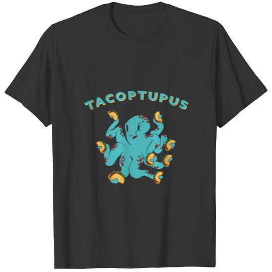Kraken Octopus Taco Tentacle Taco Lover T-shirt