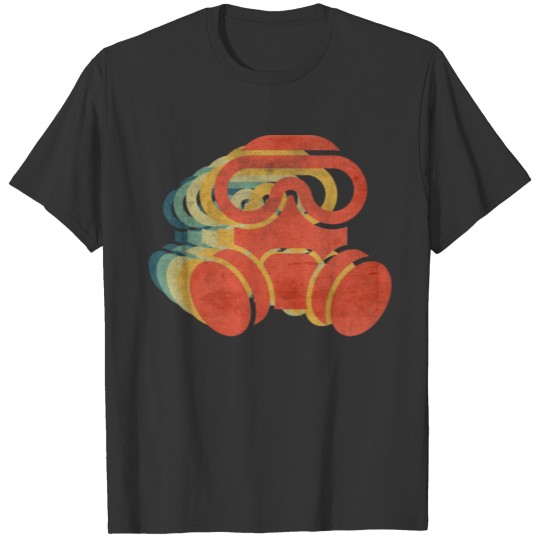 Gas Mask Retro Vintage Color T-shirt