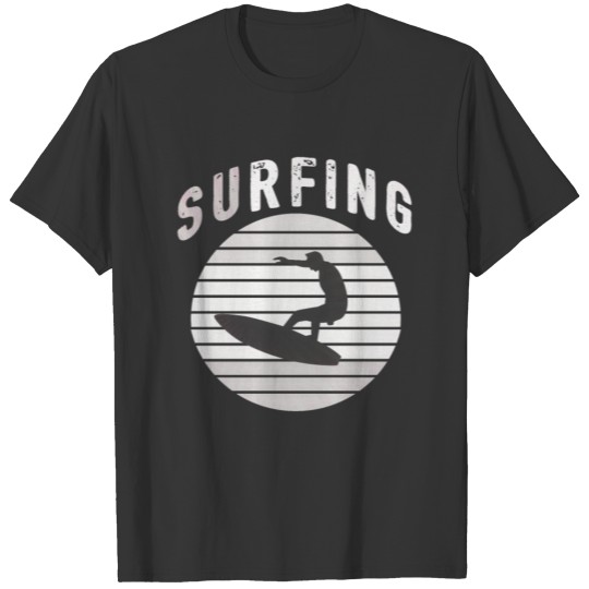 Surfing Surfer Gift Wave Surfboard T-shirt