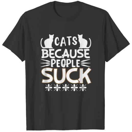 Cat lovers T-shirts T-shirt