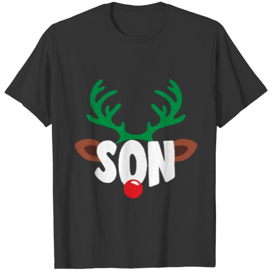 Christmas Reindeer Son Xmas Apparel T-shirt