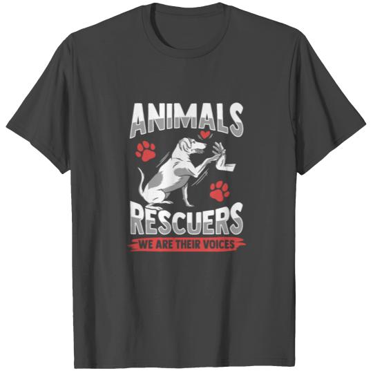 Animal Rescue Dog Rescue Animal Dog Rescuer T Shirts