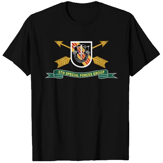 Army 5th Special Forces Group Vietnam Flash T Shirts