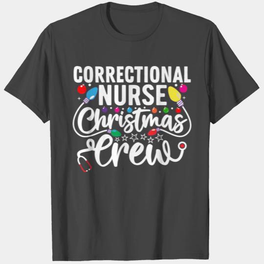 Correctional Nurse Christmas Crew Forensic Nursing T Shirts