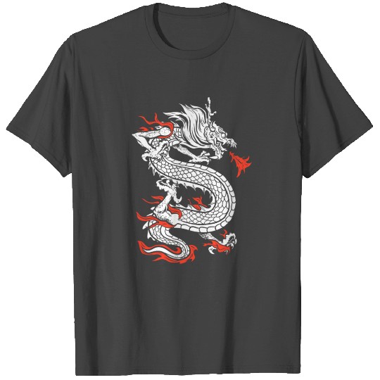 Mythical Ancient Asian Chinese Dragon T Shirts