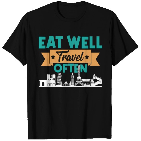 eat well travel T Shirts