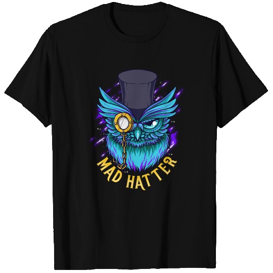 Owl Mad Hatter T Shirts