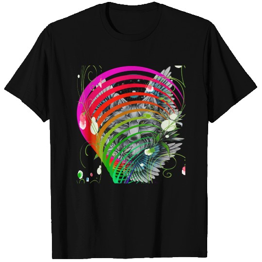 Werewolf is watching you in dark jungle T Shirts