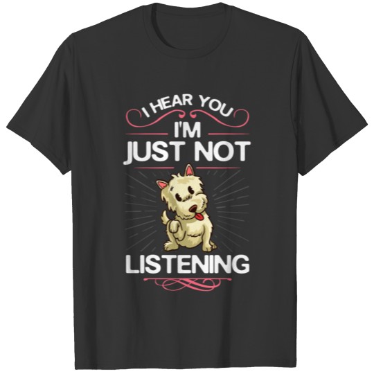 West Highland Terrier Gift Westie Dog T-shirt
