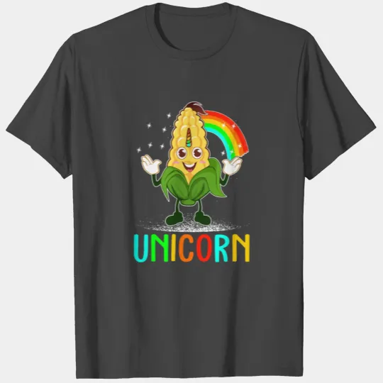 Unicorn Pun Corn Lover Cereal Kids Farming T Shirts