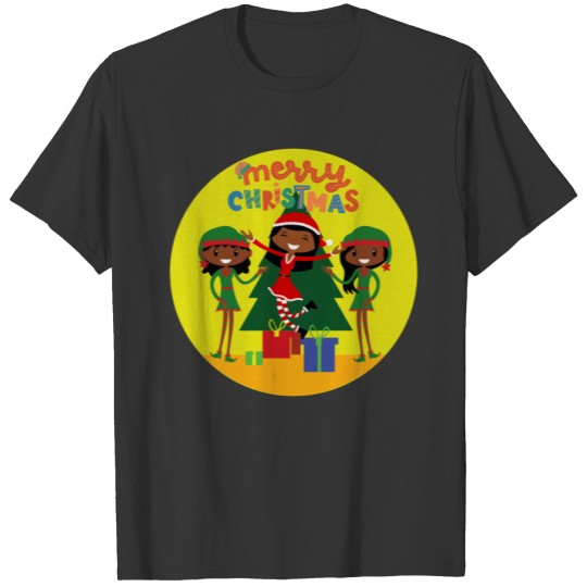 Merry Christmas Black Women | Black Christmas T Shirts