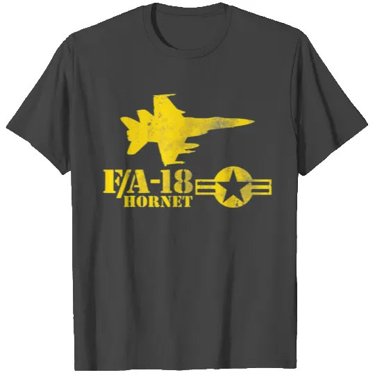 Navy Fighter Jet FA18 Hornet1 T Shirts