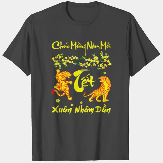 Vietnamese Lunar New Year Tet 2022 Decoration Li T Shirts