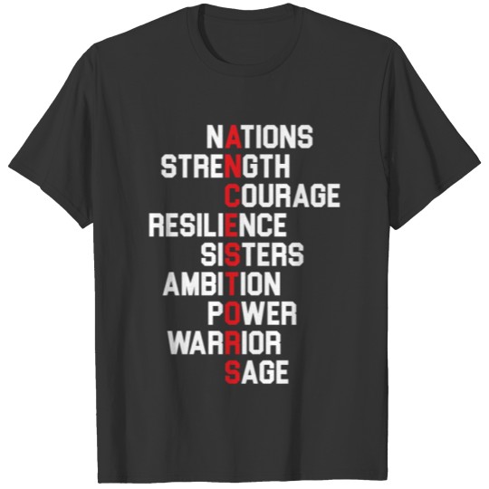 Nation Strength Courage Resilience Sisters Shirt T-shirt