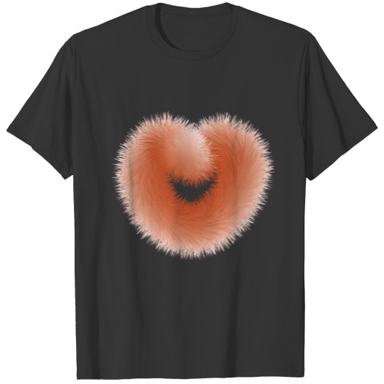 Pink Love With Fur T-shirt