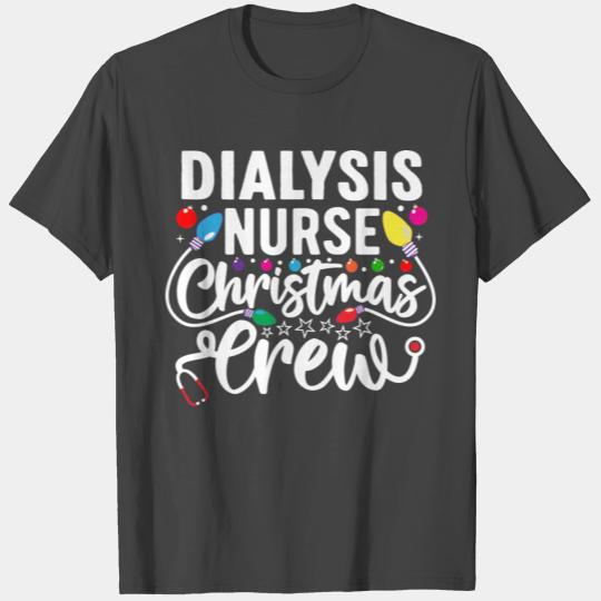 Dialysis Nurse Christmas Crew Nephrology Nursing S T Shirts