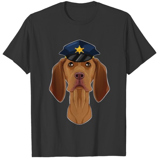 Police Vizsla Canine Handler I Police Dog I T Shirts