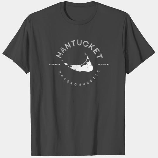 Nantucket Massachusetts Graphic Vintage Retro T Shirts