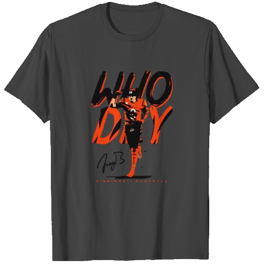 Who Dey Joe Burrow T Shirts