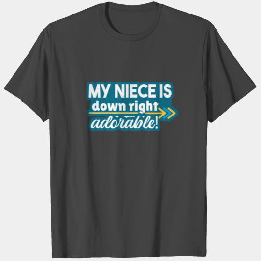 Niece Adorable 21 Down Syndrome Awareness Day T Shirts