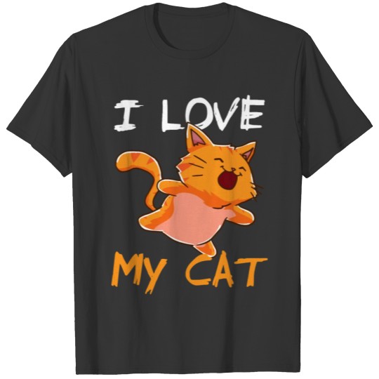 Black Cat Kitty Cats Love Kitten Cat T-shirt